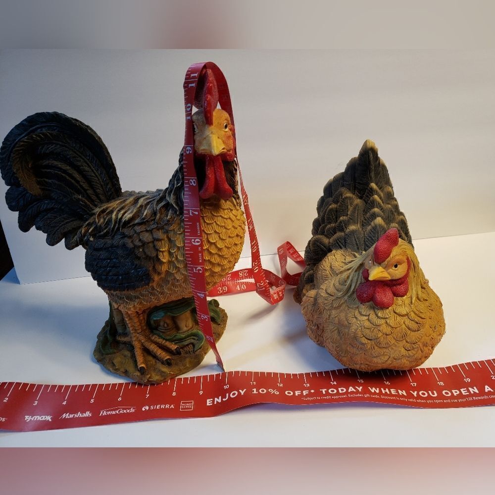 Large Rooster & Hen - Picture 7 of 8